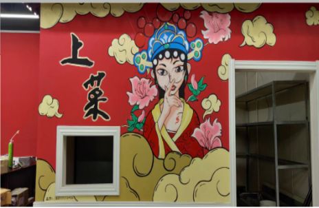 老河口墙体彩绘的发展和应用