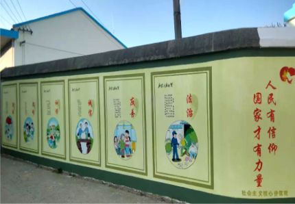 老河口文化墙施工攻略