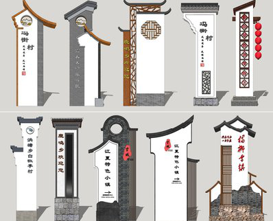 老河口美丽乡村标识标牌有哪些分类？