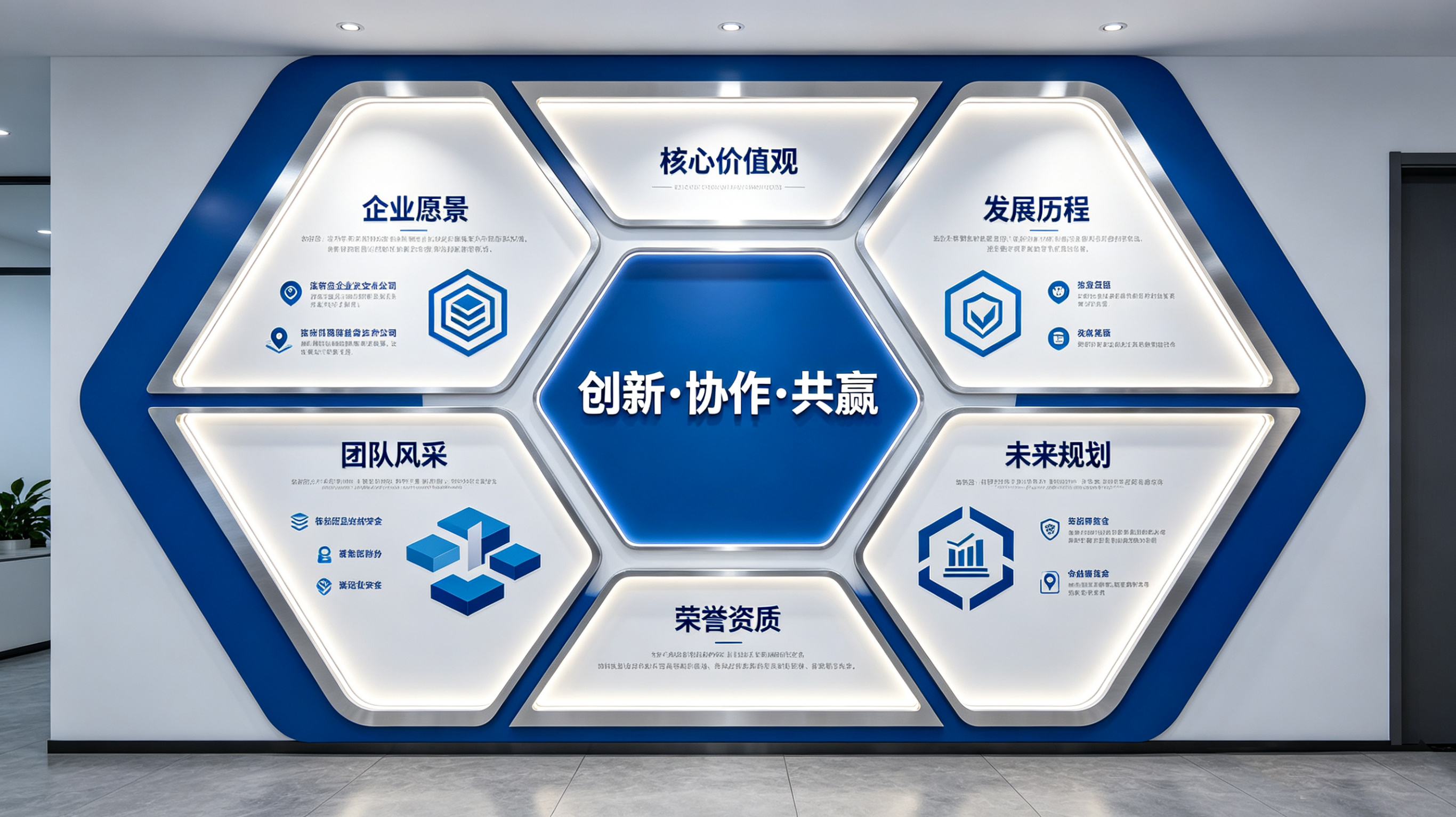 老河口企业文化墙六边形避坑指南（新手常犯5个错误）